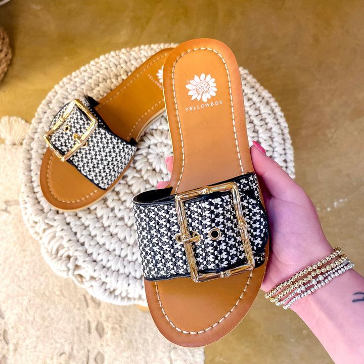 Yellow Box | Helden Slide Sandal in Black