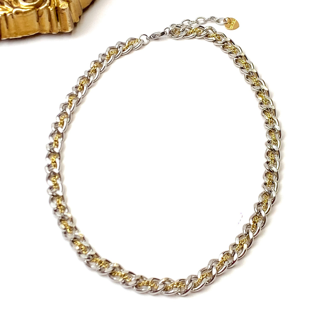 Bracha | Lexi Two Tone Necklace - Giddy Up Glamour Boutique
