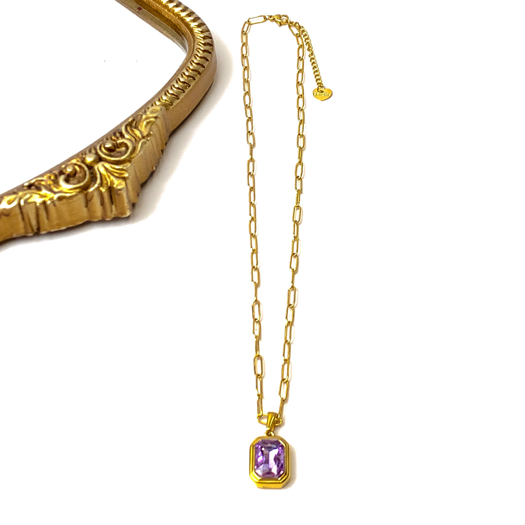 Bracha | Gemma Necklace in Gold Tone - Giddy Up Glamour Boutique