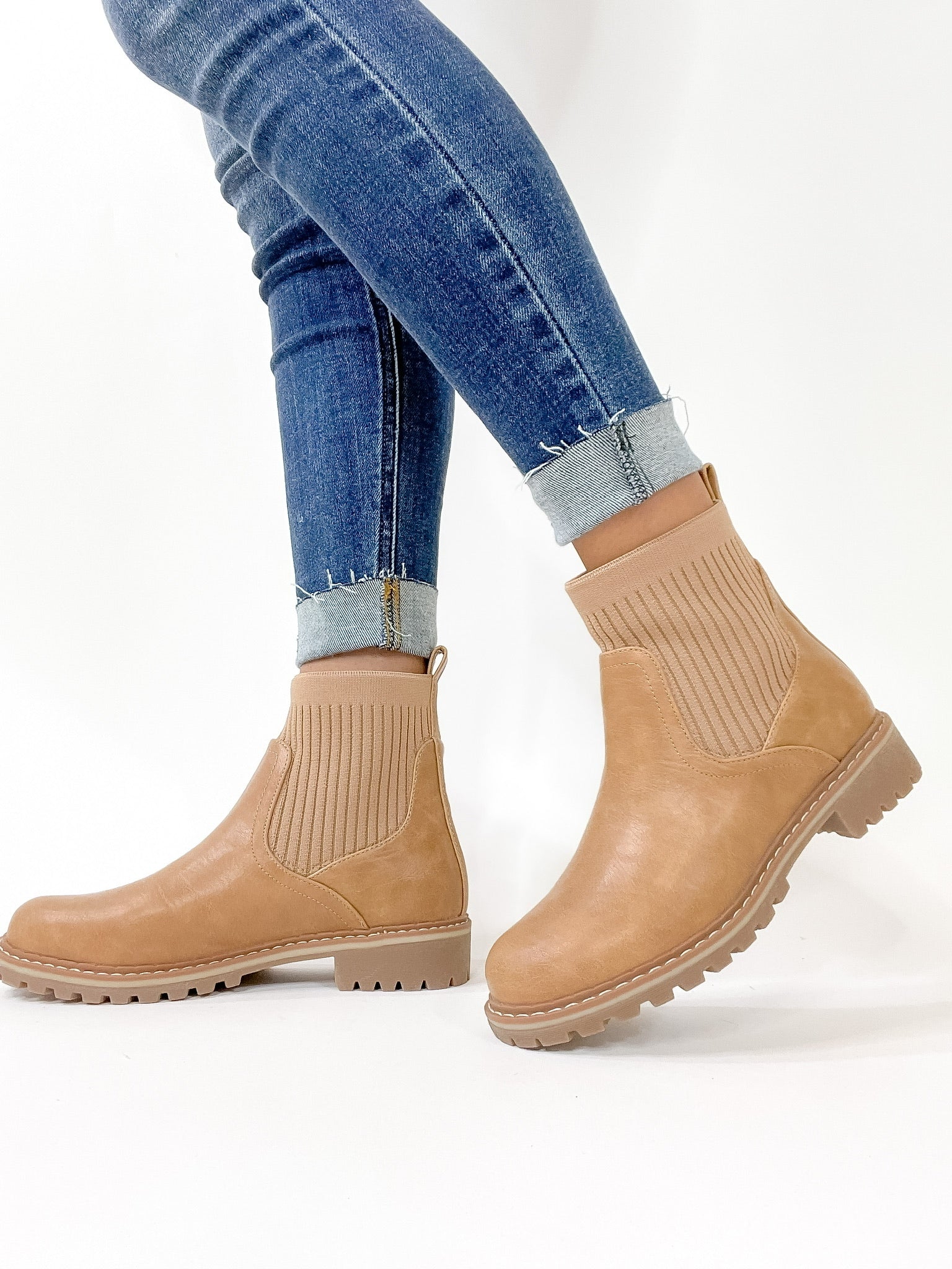 Corky's | Cabin Fever Slip On Booties in Caramel Tan - Giddy Up Glamour Boutique