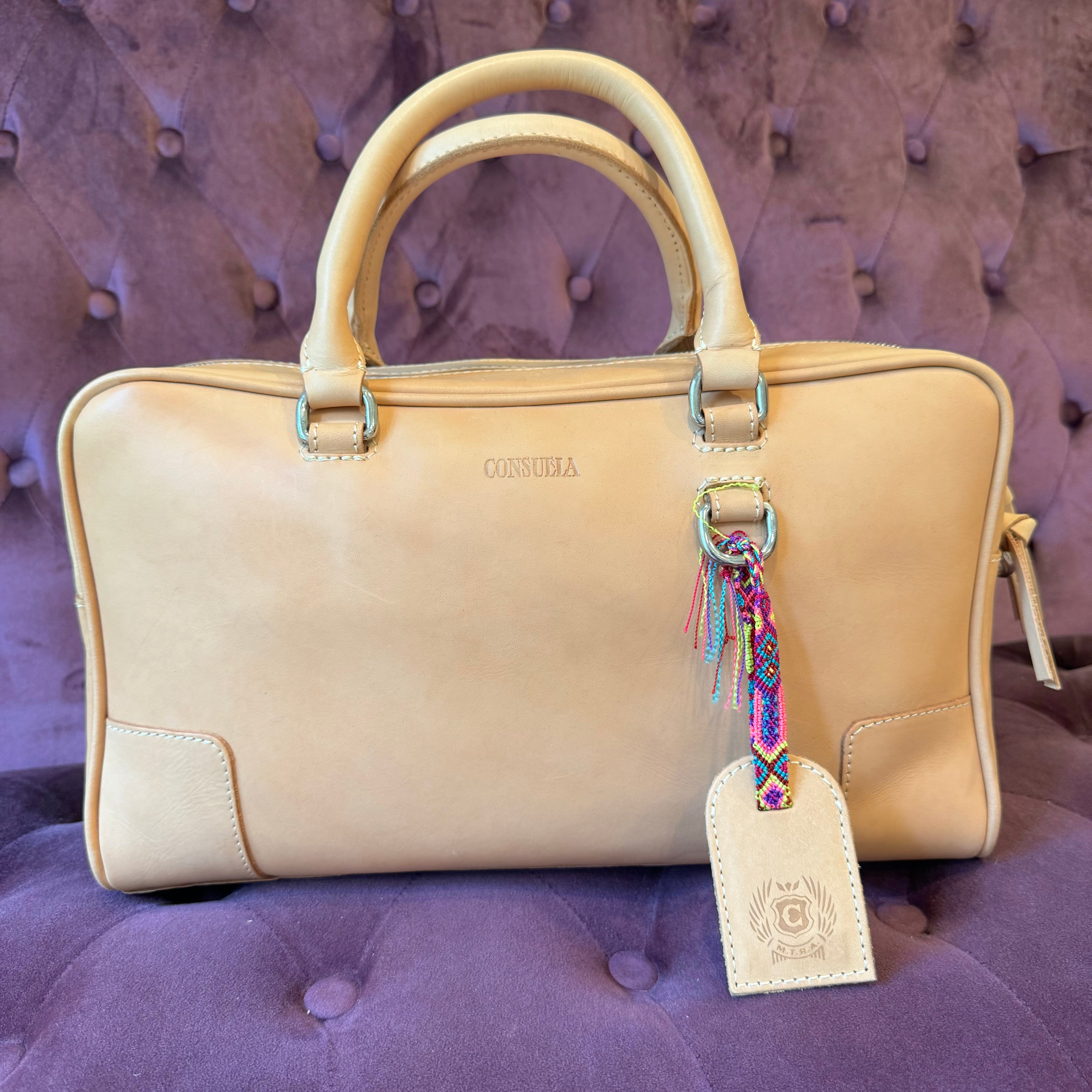 Blemished Consuela #2410 Diego Genuine Leather Satchel Bag • FINAL SALE - Giddy Up Glamour Boutique