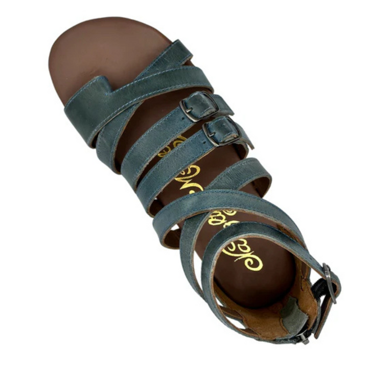 Online Exclusive | Blair Multi-Strap Sandals in Teal Blue