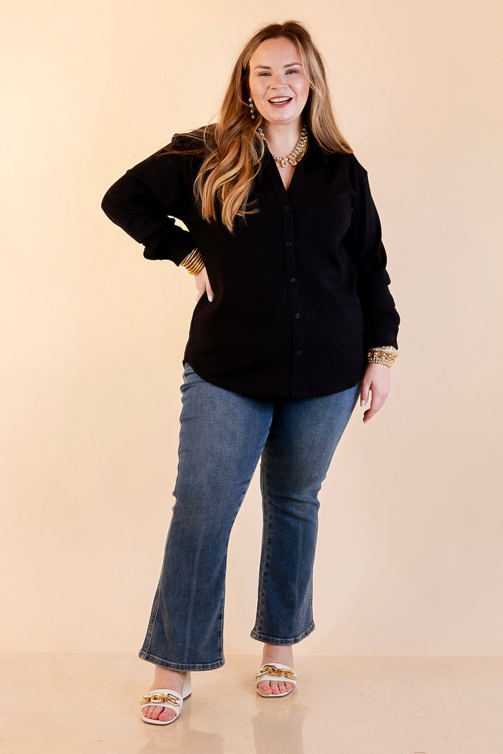 SPANX | AirEssentials Button Down Top in Black