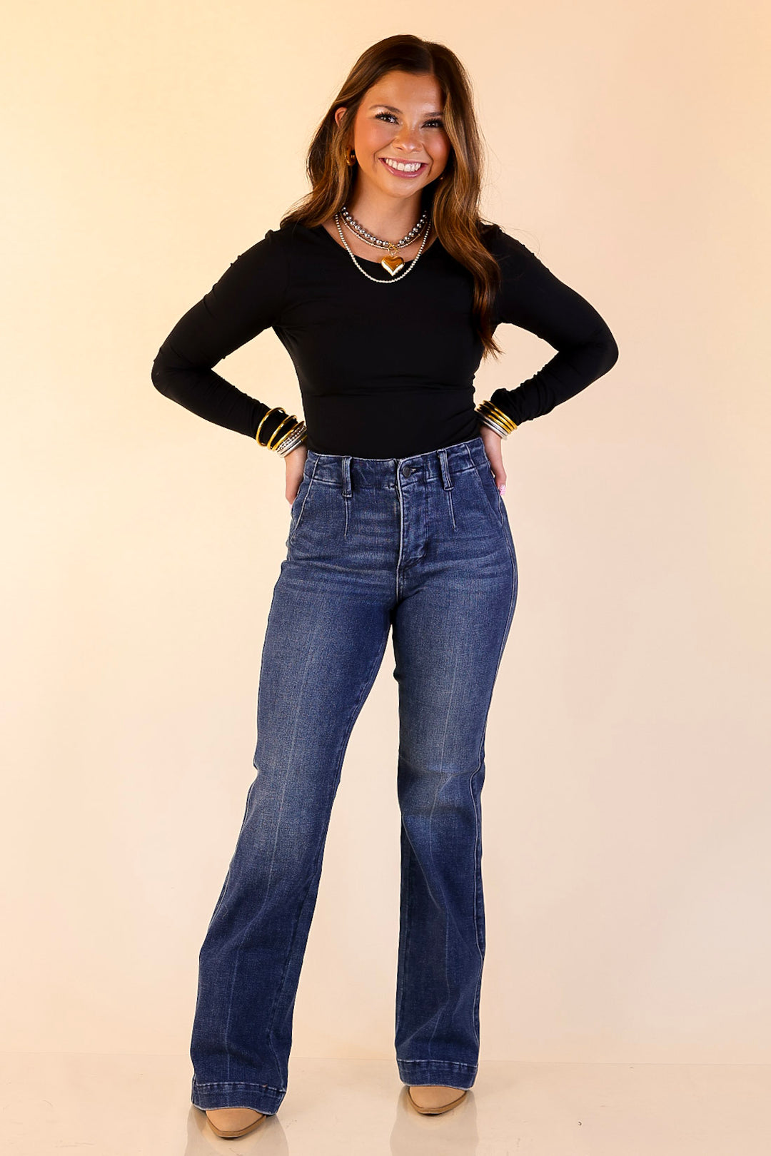 Judy Blue | Finest Fit Bootcut Trouser Jean in Dark Wash