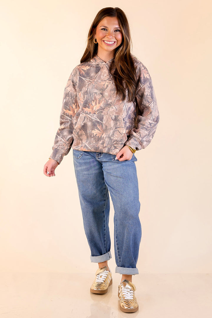 Simply Southern | Ready for Anything Long Sleeve Hoodie Sweatshirt in Camouflage