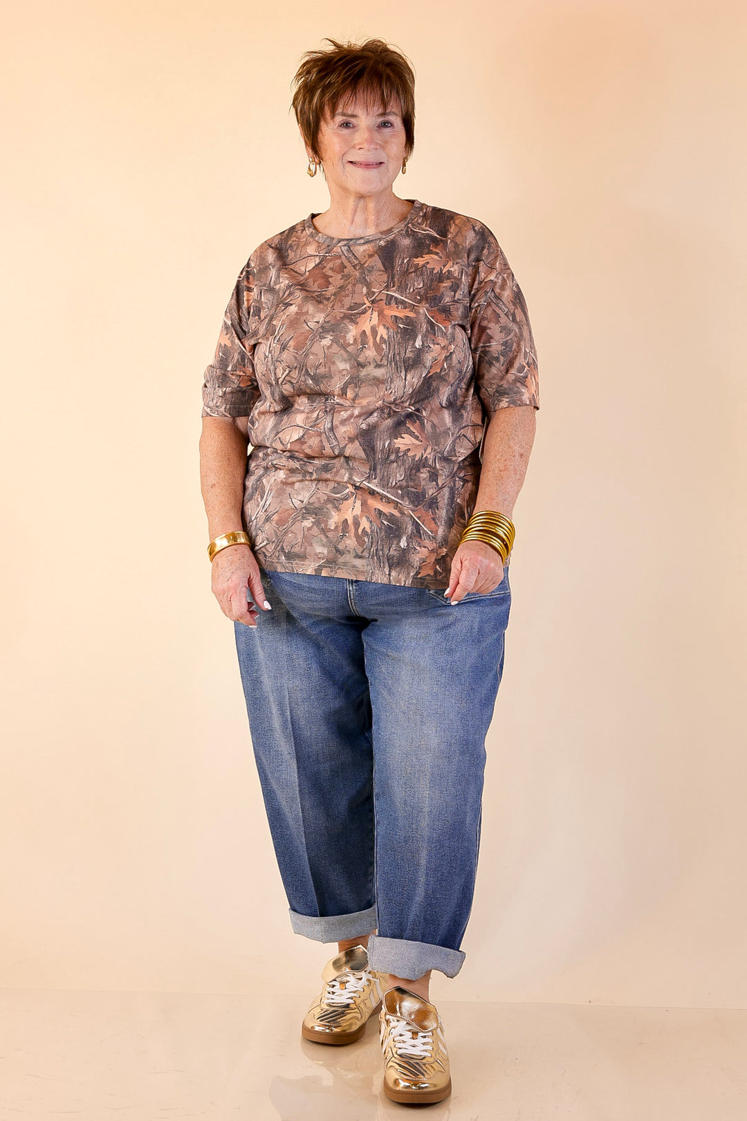 Simply Southern | Made for Today Short Sleeve T-Shirt in Camouflage