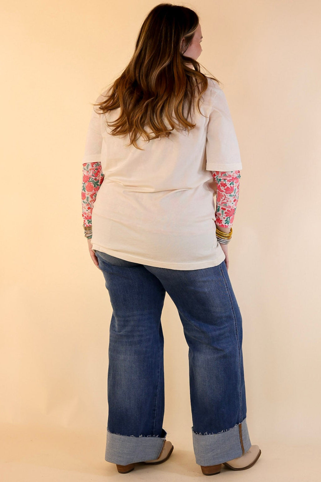 XOXO Art & Co | Matchbooks Short Sleeve Graphic Tee in Natural Cream