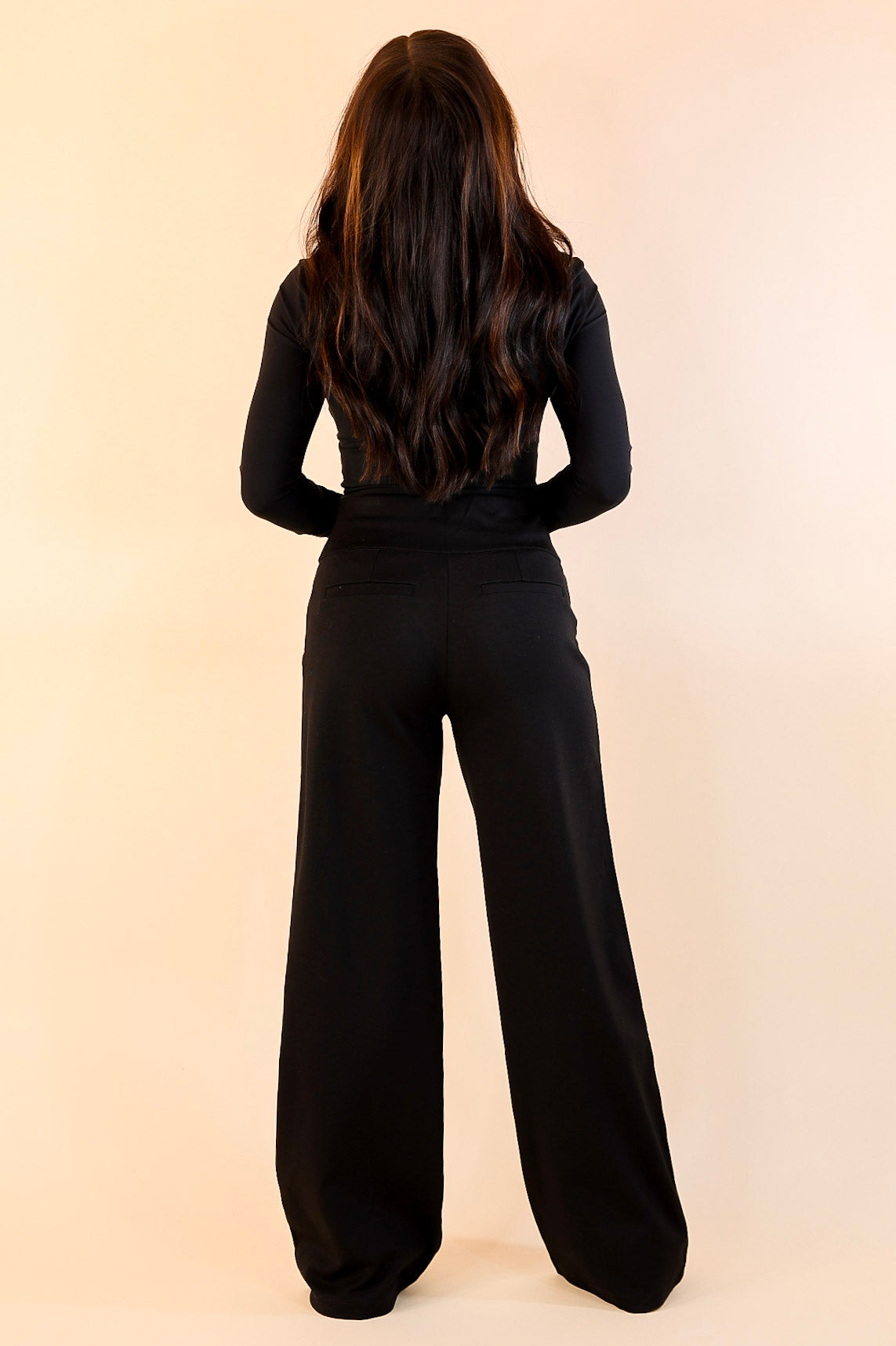 Class Act Wide Leg Pant in Black