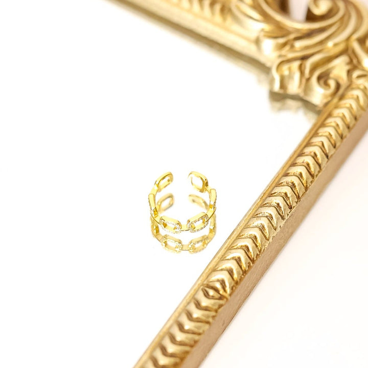 Kinsey Designs | Billie Chain Ring in Gold