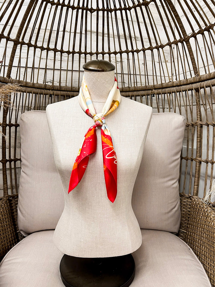 KB's Canvas | Prémier Silk Scarf in Pink