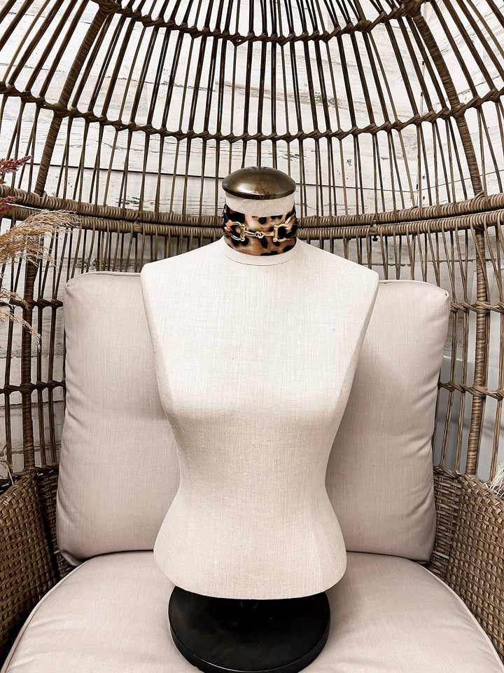 Refined on the Range Cheetah Print Twilly Scarf in Tan