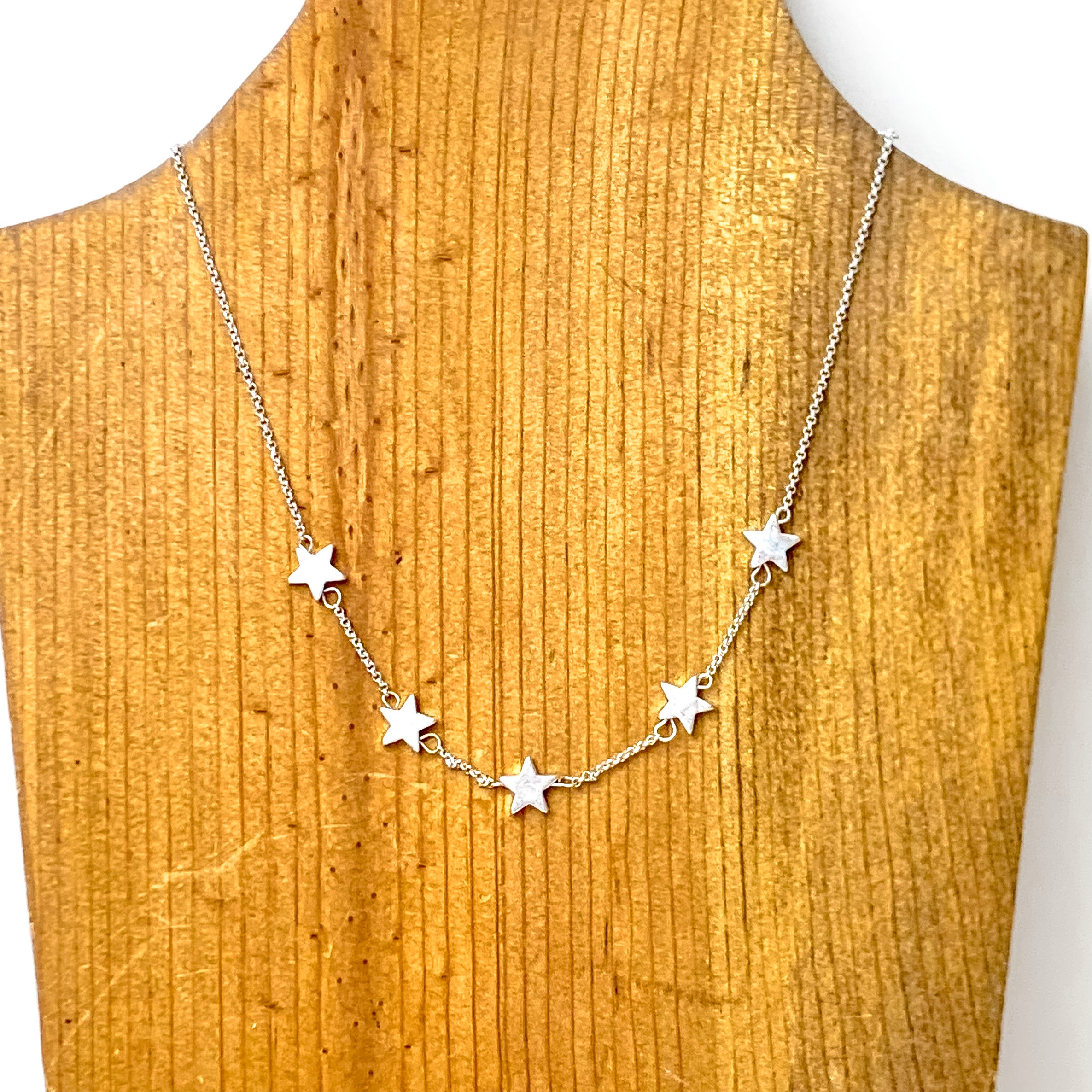 Silver Star Necklace - Giddy Up Glamour Boutique