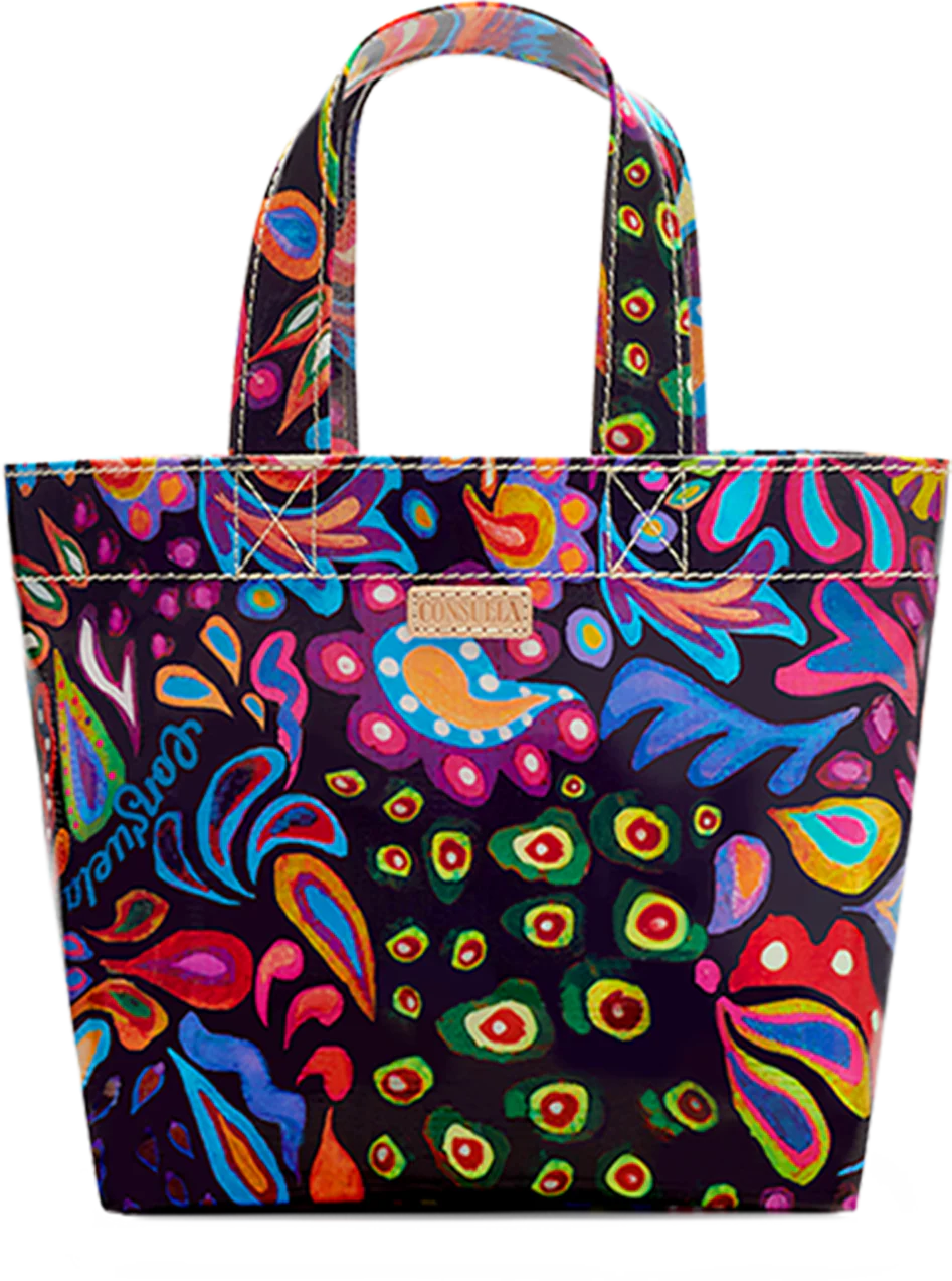 Consuela | Sophie Black Swirly Grab n' Go Mini Bag