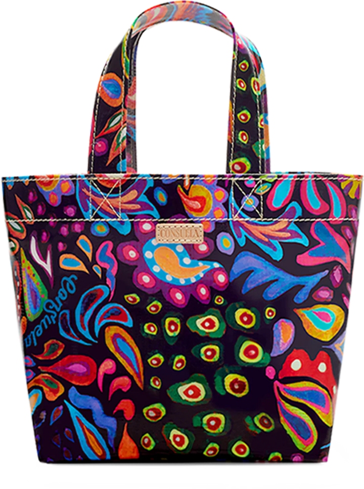 Consuela | Sophie Black Swirly Grab n' Go Mini Bag