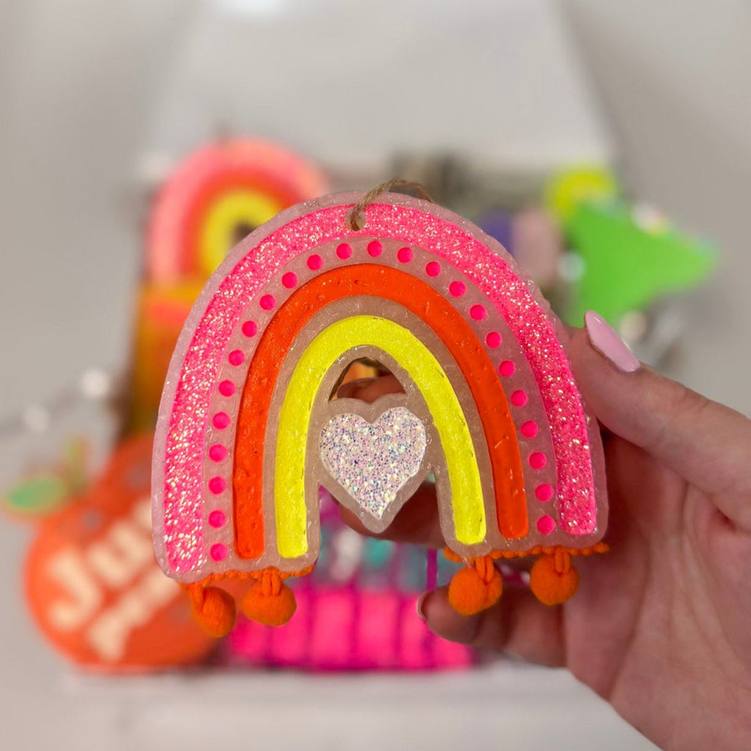 Somewhere Over The Rainbow Car Freshie in Butt Naked