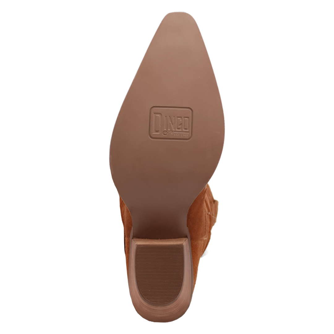 Online Exclusive | Dingo | Super Star Suede Leather Bootie in Camel Brown **PREORDER