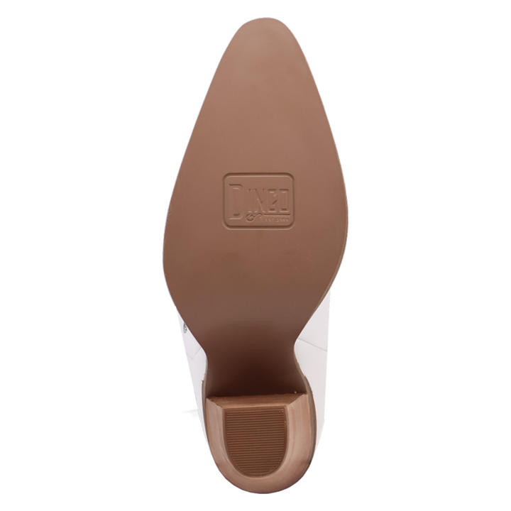 Online Exclusive | Dingo | Ace of Spades Leather Boot in White **PREORDER