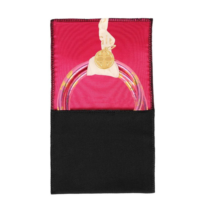 BuDhaGirl | Set of Four | KOI All Weather Bangles in Rose (Pink)