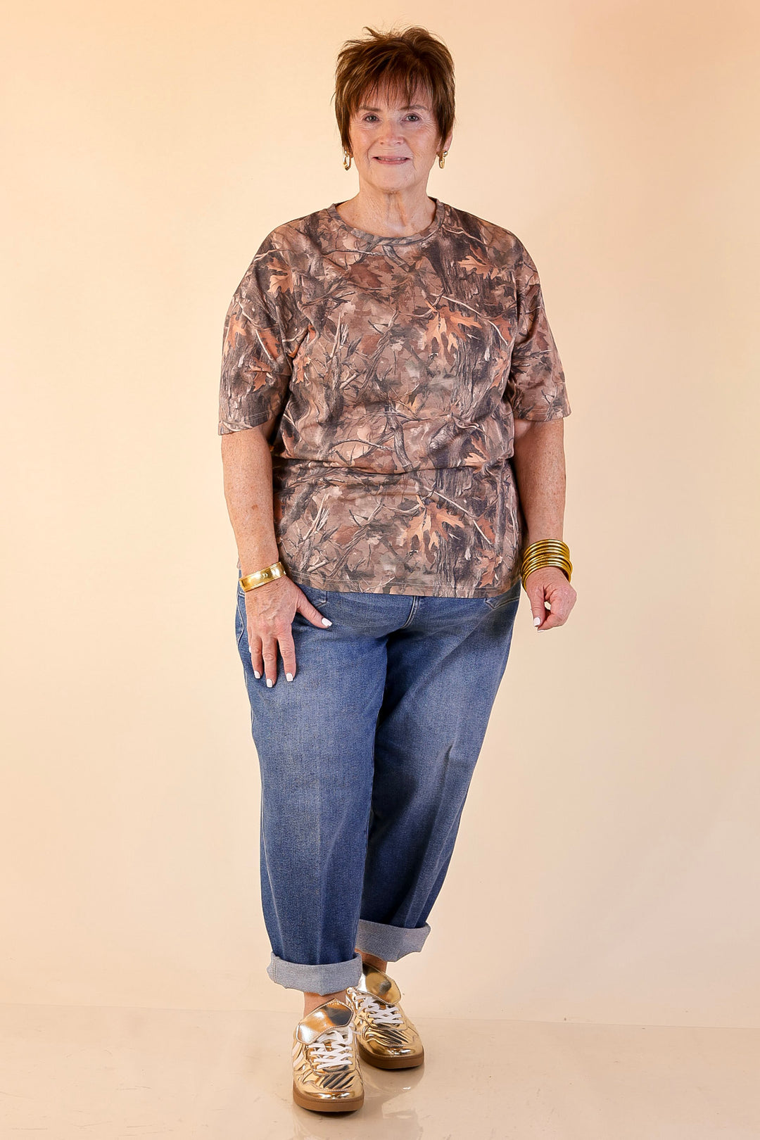 Simply Southern | Made for Today Short Sleeve T-Shirt in Camouflage