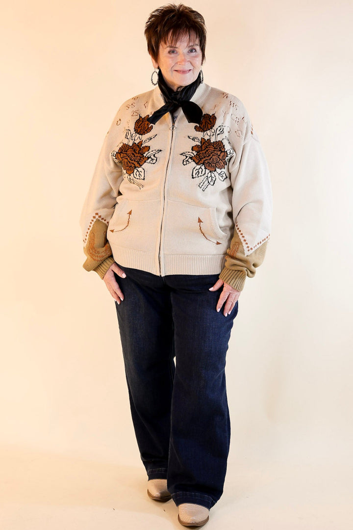 Rodeo Quincy | Jenkins Zip Up Jacket with Pockets in Tan