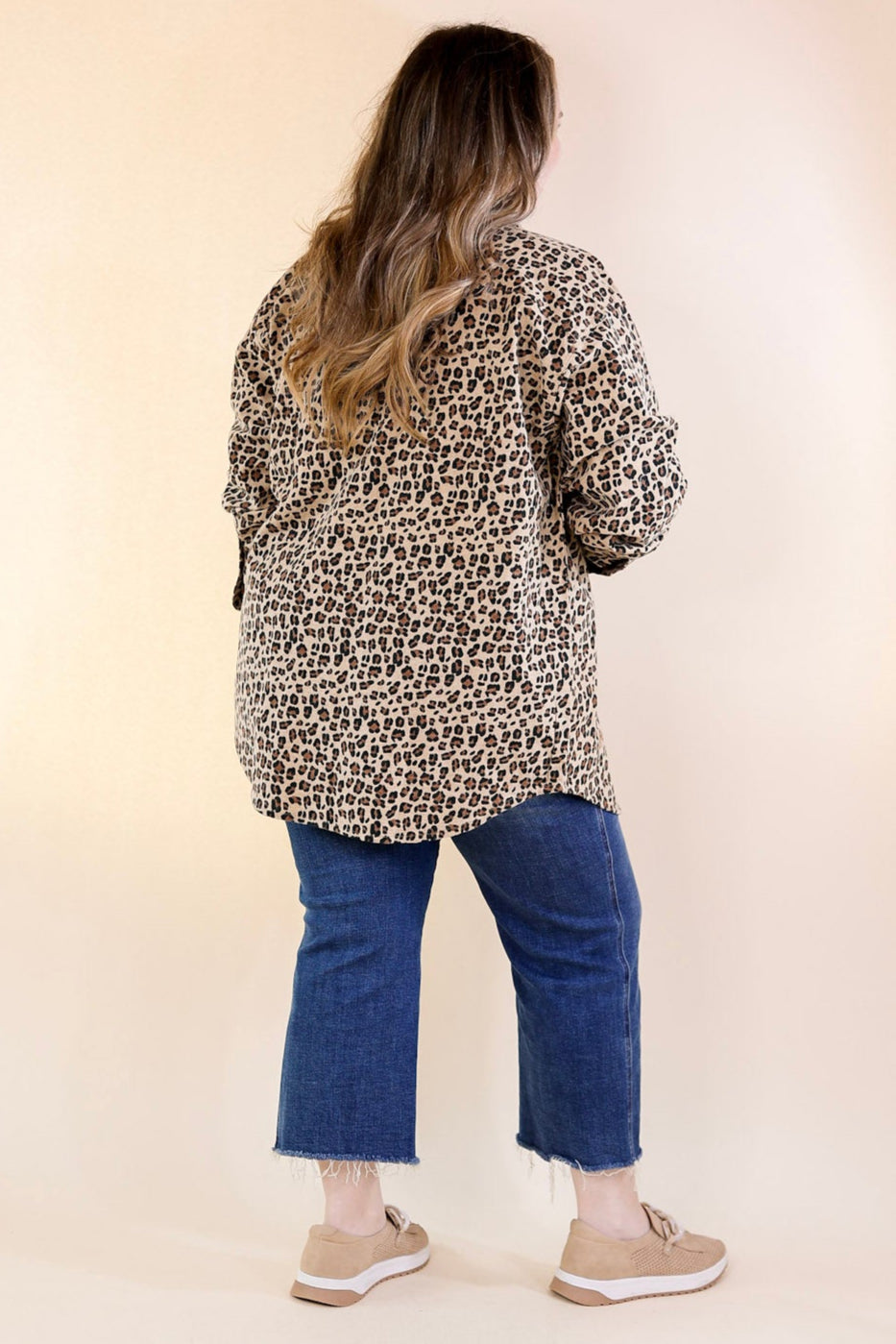 Prettiest In Prints Button Up Leopard Print Flannel Top