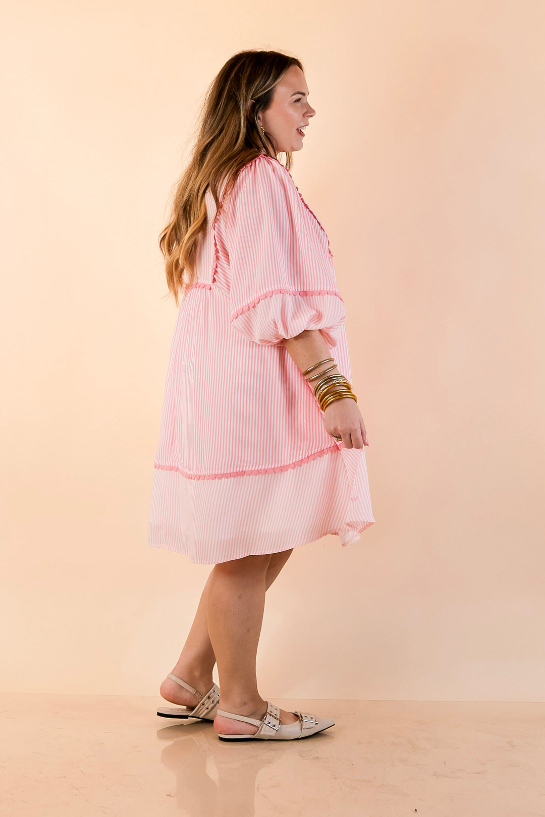 pink sunday dress Sunday Best Pink Midi Dress