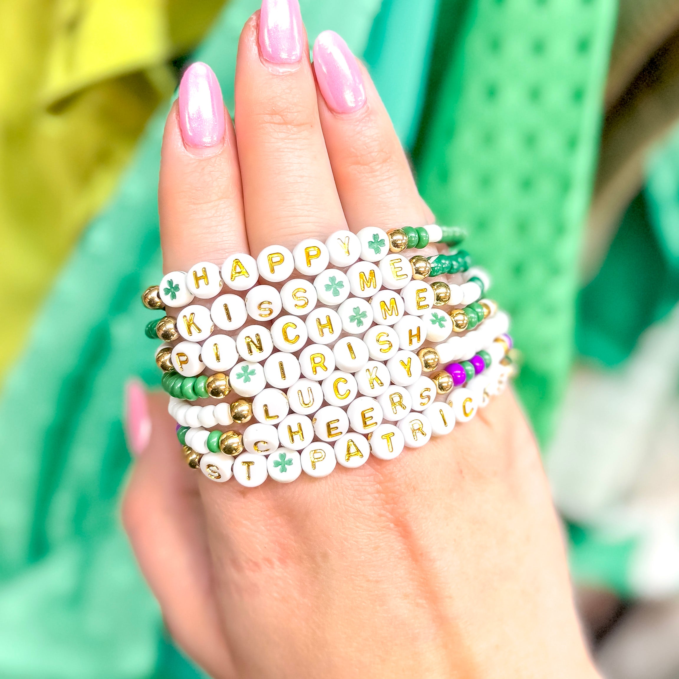 Buy 4PCS Kawaii Bracelets Cute Cartoon Crystal Beads Bracelets Dainty Charm  Pendant Bracelet Jewelry Gifts for Women Girls, One Size, Crystal Stone, no  gemstone at Amazon.in