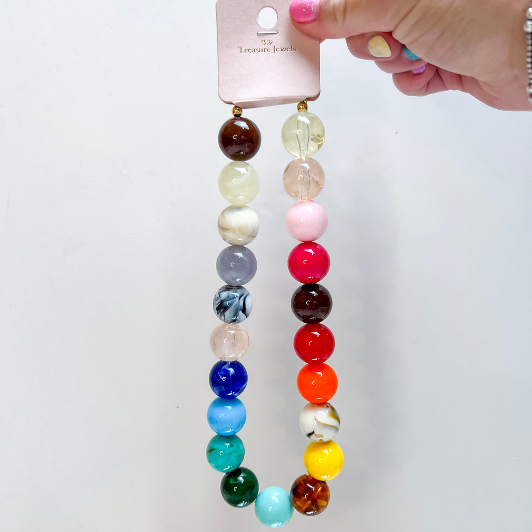 Treasure Jewels | Joyful Beads Necklace in Multicolor