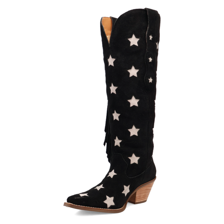 Online Exclusive | Dingo | Super Star Suede Leather Bootie in Black **PREORDER