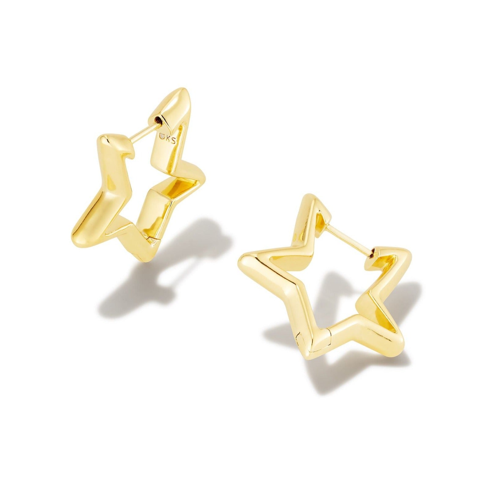 Kendra Scott | Gold Star Huggie Earrings - Giddy Up Glamour Boutique