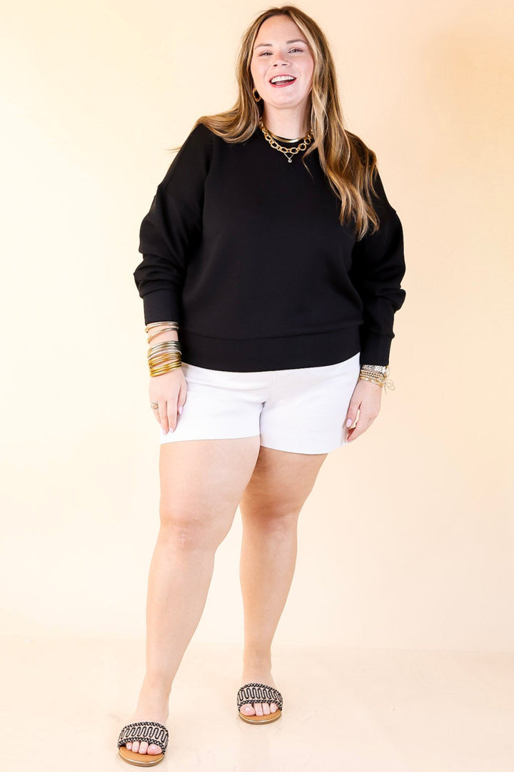 SPANX | Stretch Twill Trouser Shorts in White