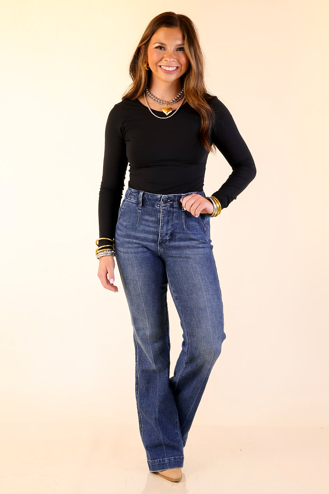 Judy Blue | Finest Fit Bootcut Trouser Jean in Dark Wash