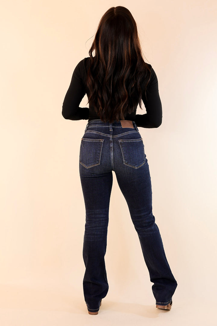 Judy Blue | Daily Essential Bootcut Jean in Dark Wash