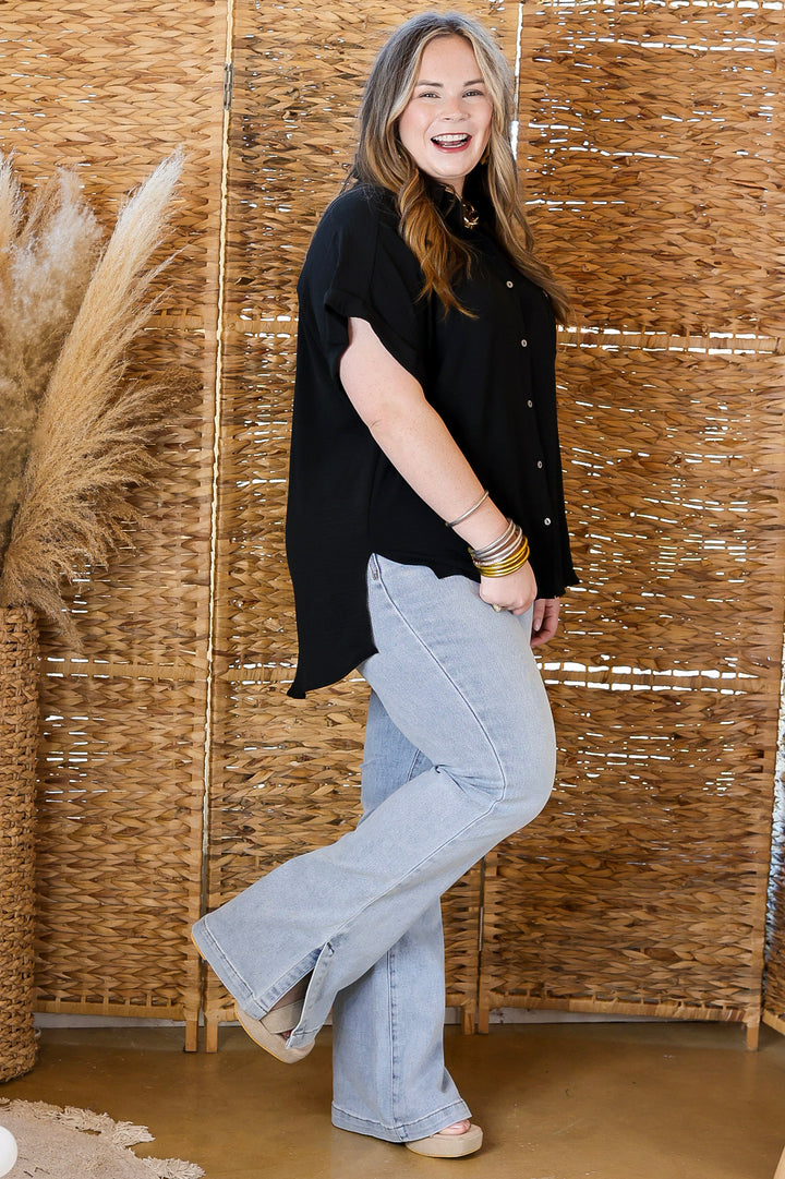 Judy Blue | The Perfect Pair Slim Bootcut Jean with Side Slit in Light Wash