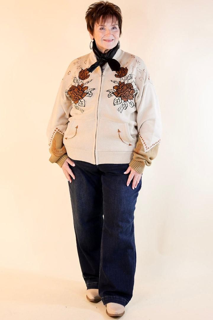 Rodeo Quincy | Jenkins Zip Up Jacket with Pockets in Tan