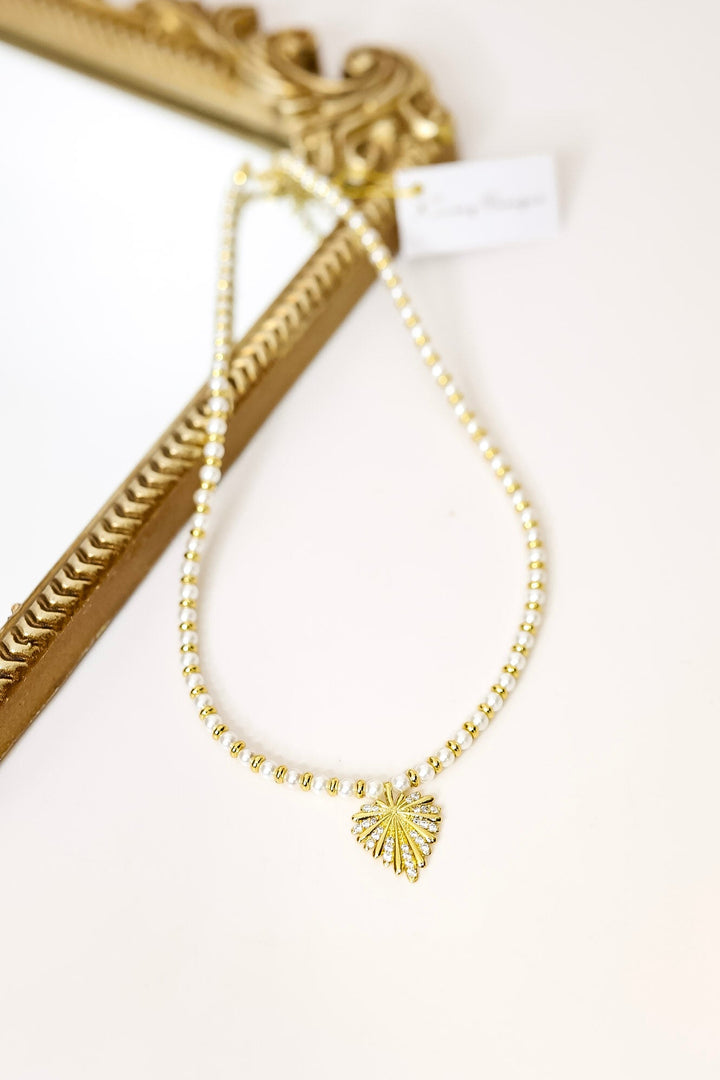 Kinsey Designs | Haven Pearl Pendant Necklace with Gold Spacers in Gold