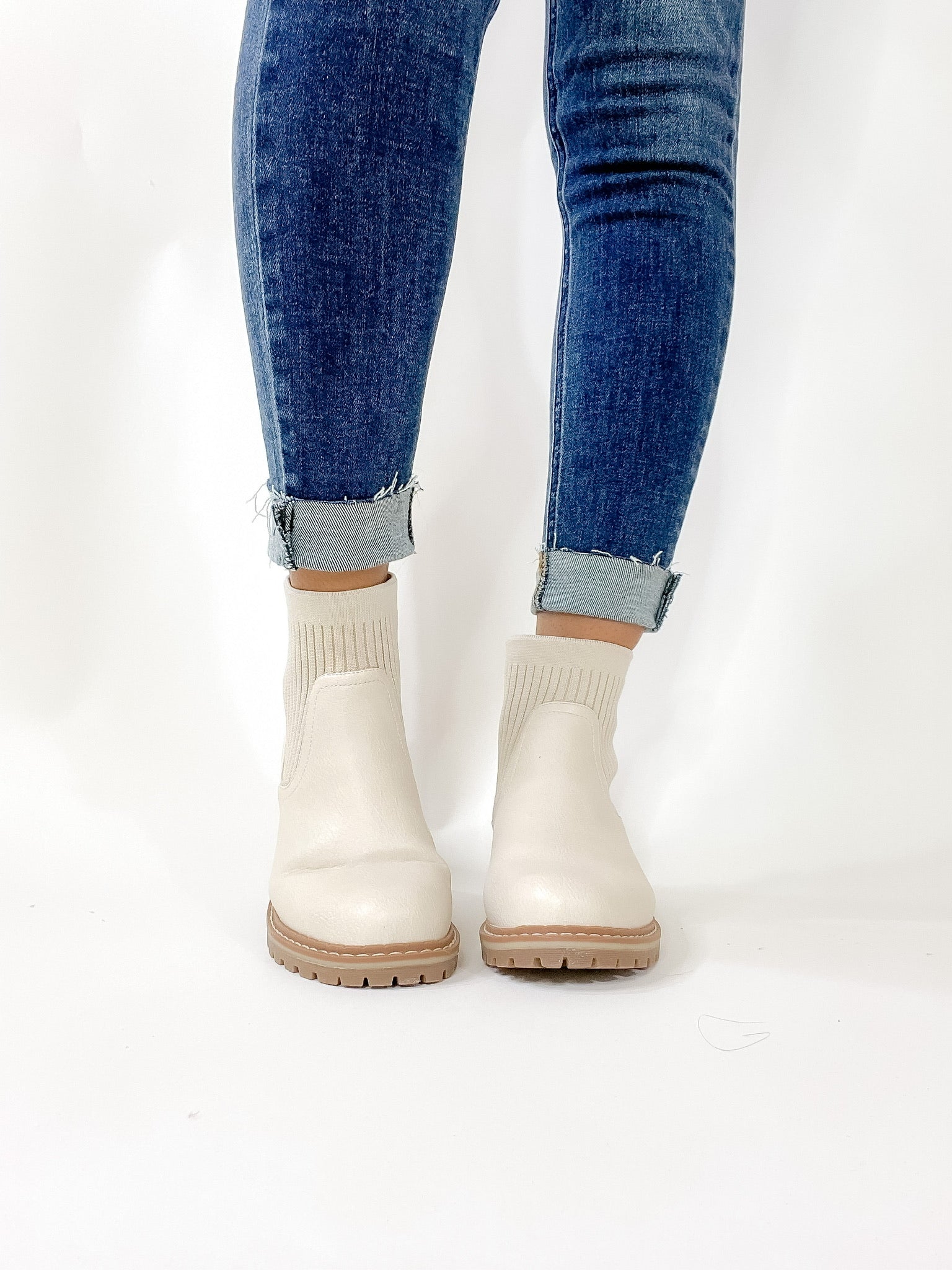 Corky's | Cabin Fever Slip On Booties in Cream - Giddy Up Glamour Boutique