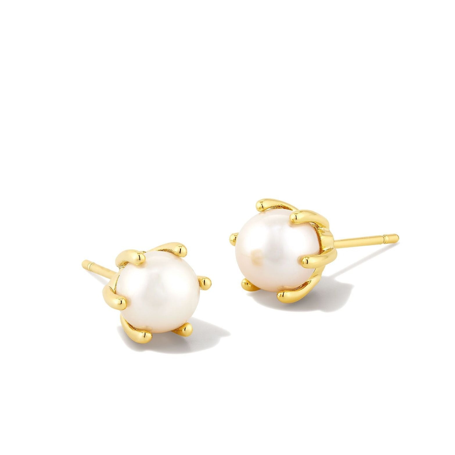 Kendra Scott | Ashton Gold Pearl Stud Earrings - Giddy Up Glamour Boutique
