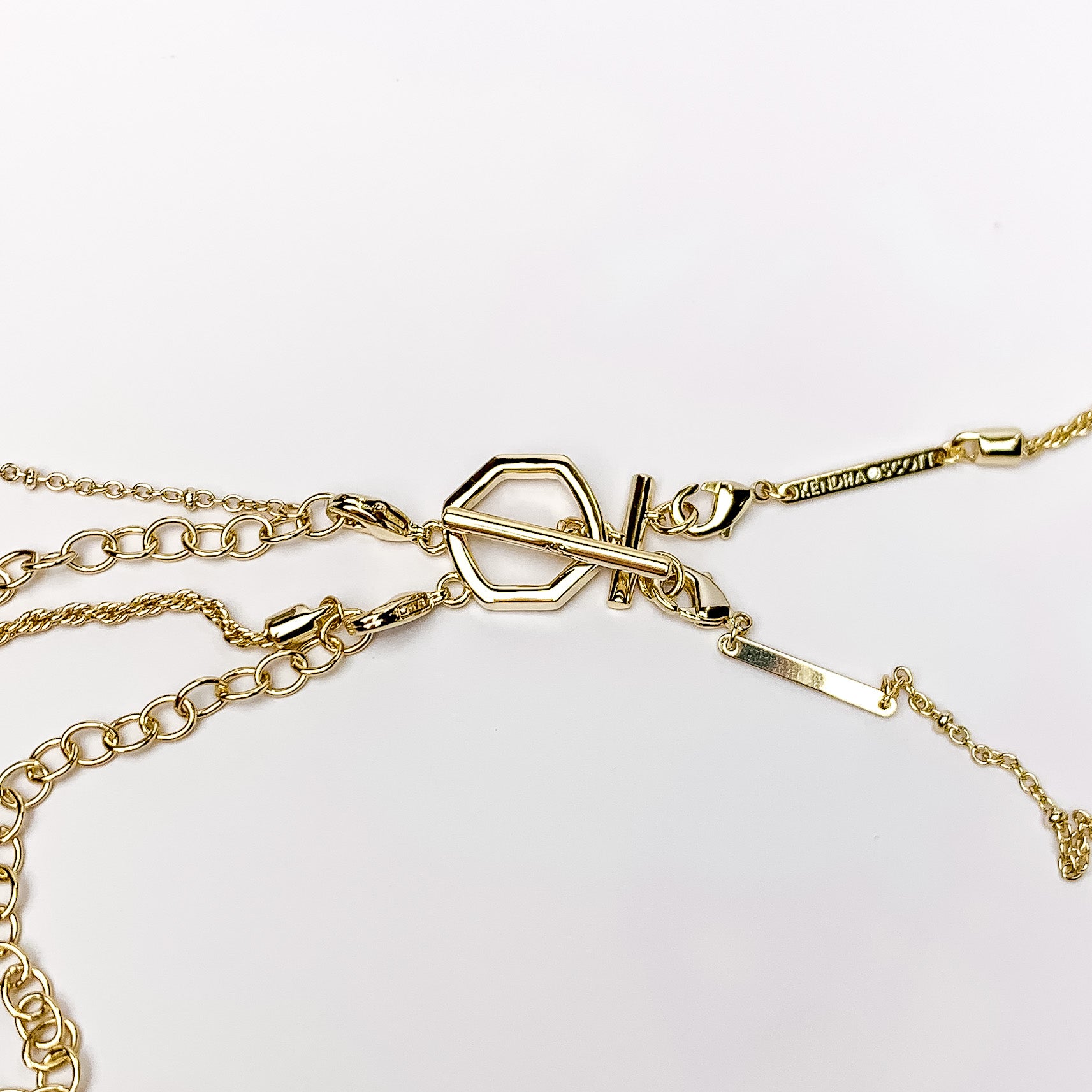 Kendra Scott | Faceted Alex Gold Convertible Necklace in Ivory Illusion - Giddy Up Glamour Boutique