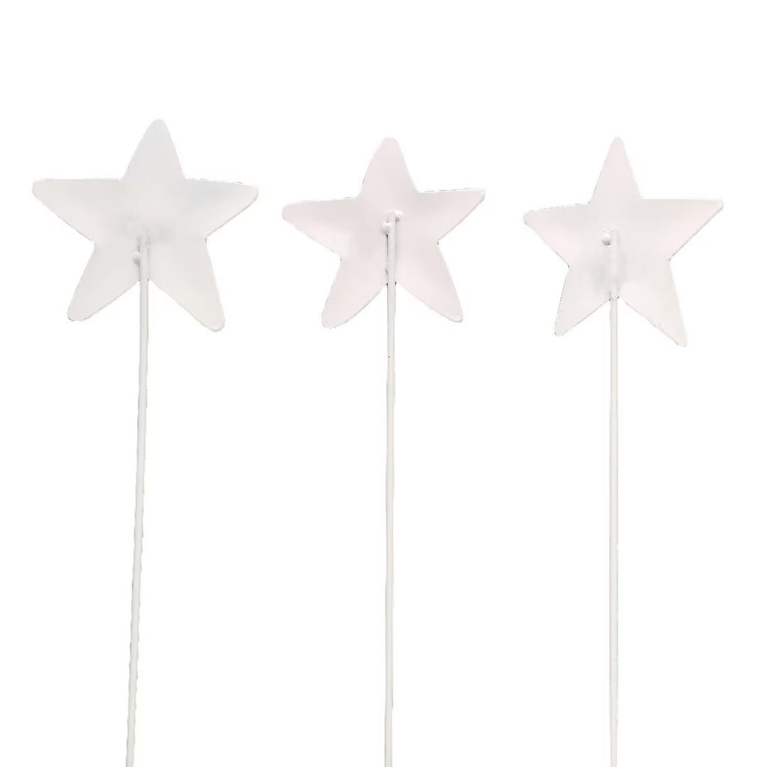 The Round Top Collection | Watercolor Gingham Stars &amp; Stripes Garden Stakes