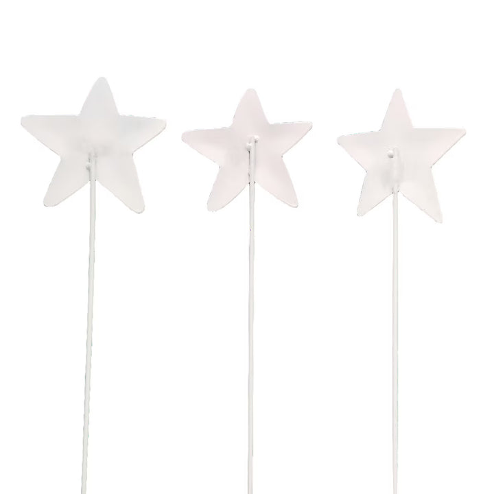 The Round Top Collection | Watercolor Gingham Stars &amp; Stripes Garden Stakes