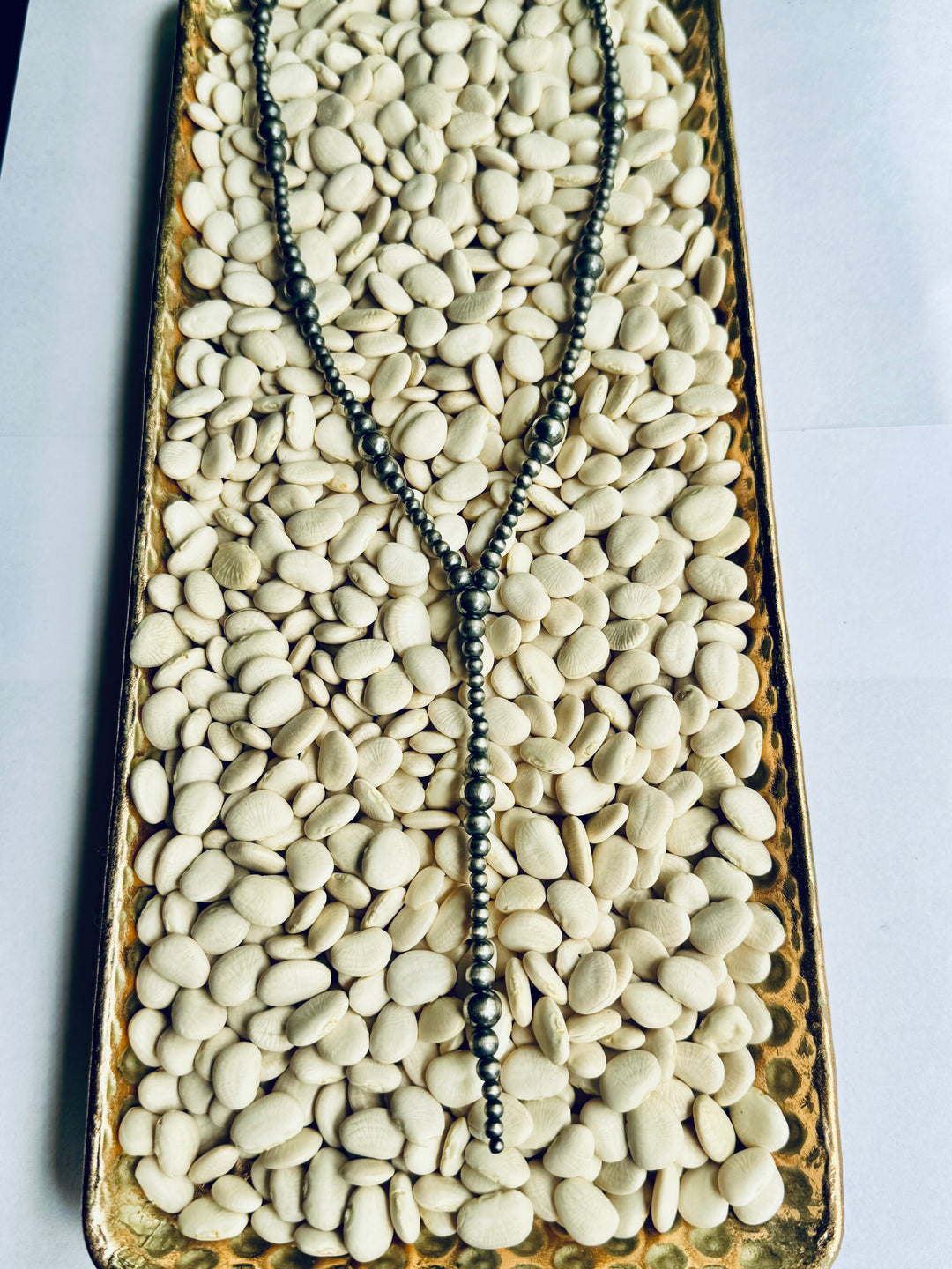 Silver Sky Sterling Silver 22” Navajo Pearl Lariat Necklace