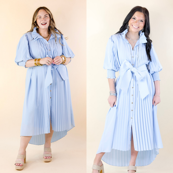 Emily McCarthy | Rowan Dress in Sail (Light Blue) - Giddy Up Glamour Boutique