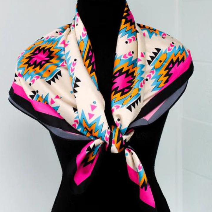 Online Exclusive | El Corral Wild Rag in Cream - Giddy Up Glamour Boutique