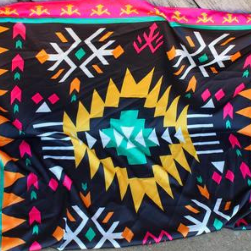 Solomon Wild Rag in Black - Giddy Up Glamour Boutique