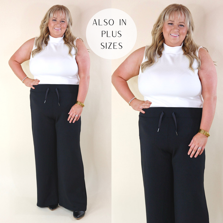 SPANX | AirEssentials Mock Neck Tank Top in White - Giddy Up Glamour Boutique