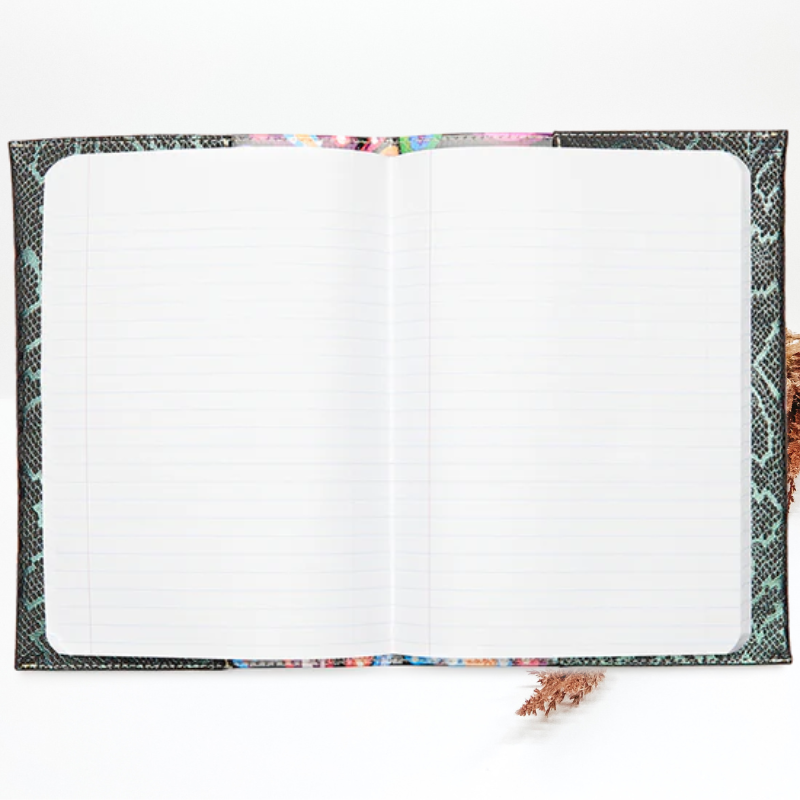Consuela | Sophie Black Swirly Notebook - Giddy Up Glamour Boutique