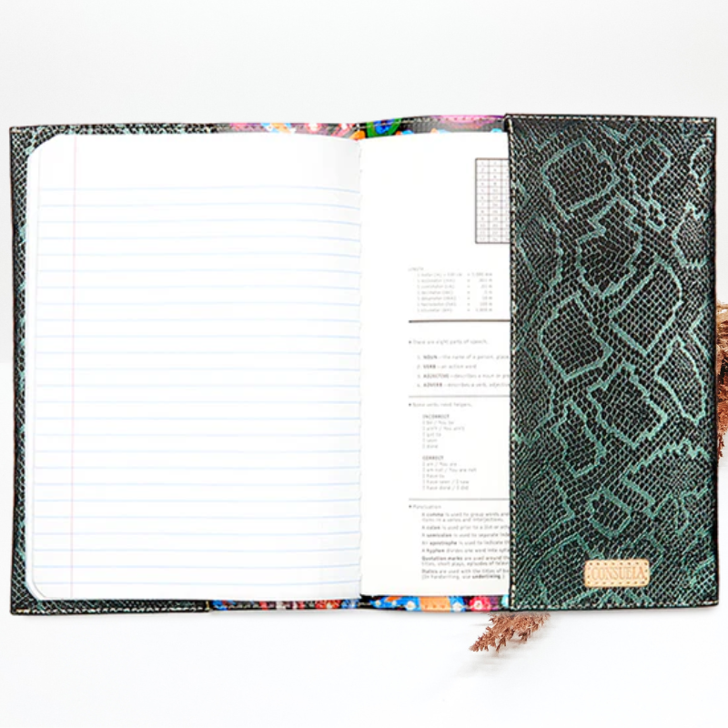 Consuela | Sophie Black Swirly Notebook - Giddy Up Glamour Boutique