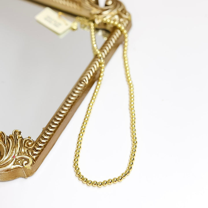 Kinsey Designs | Adda Beaded 5mm Necklace in Gold