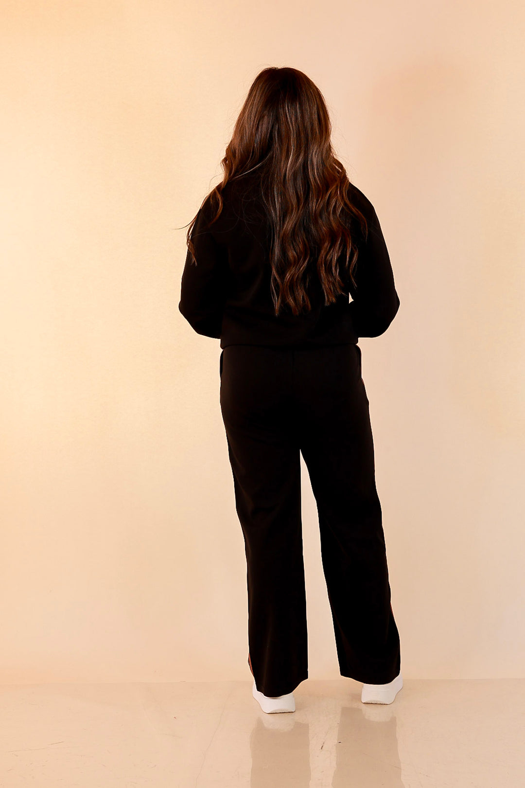 Simply Southern Ahead of the Game quarter zip pullover in black